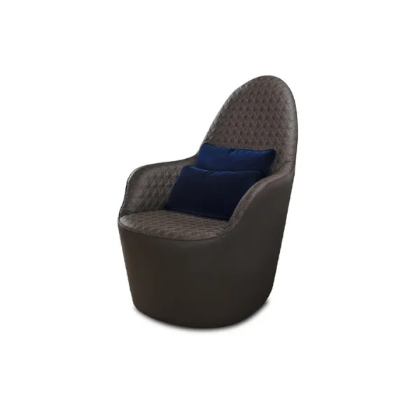 Swan Poltrona by Reflex featured in Troy Michigan showroom, modern Italian luxury seating design.