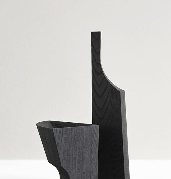 Contemporary VENERE BOTTLE / GEMINA CUP WOOD by Kose Milano high-end Italian furniture in Birmingham, Michigan