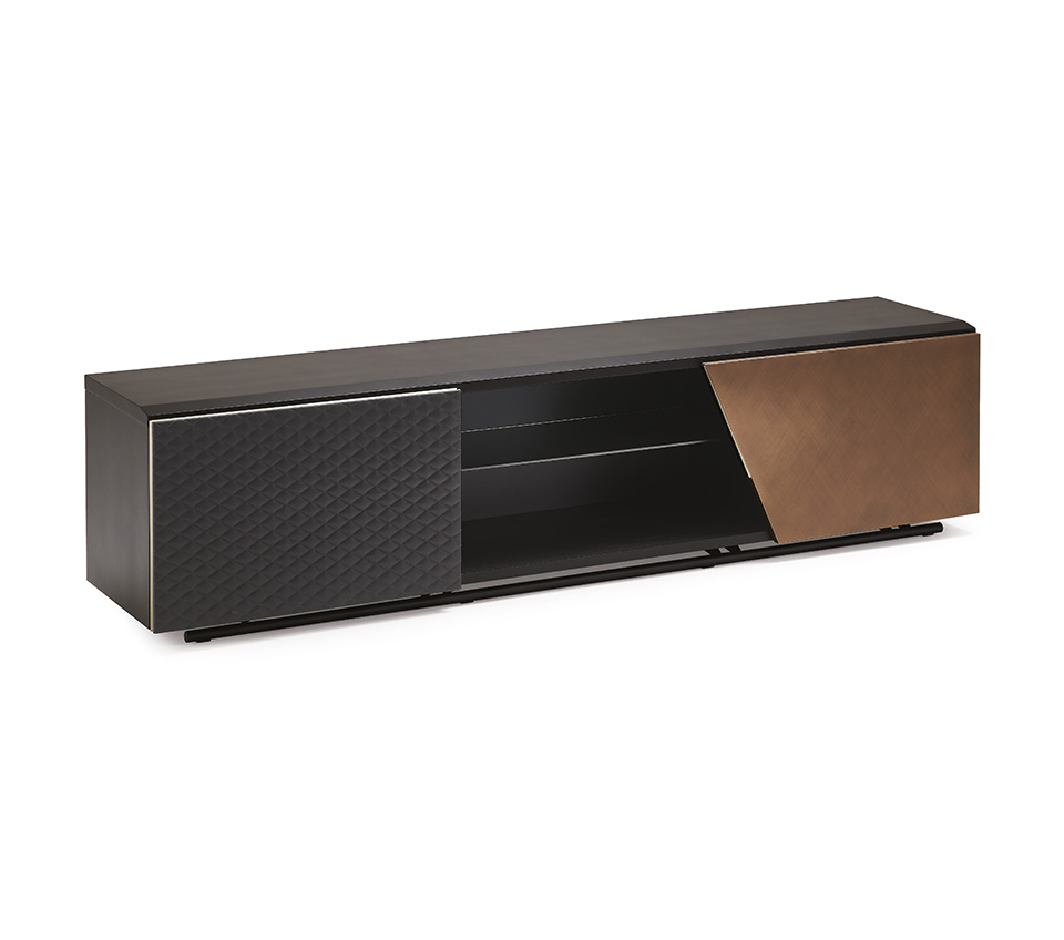 “Cattelan Italia ASTON TV – contemporary media unit featuring elegant drawers and open shelf space”