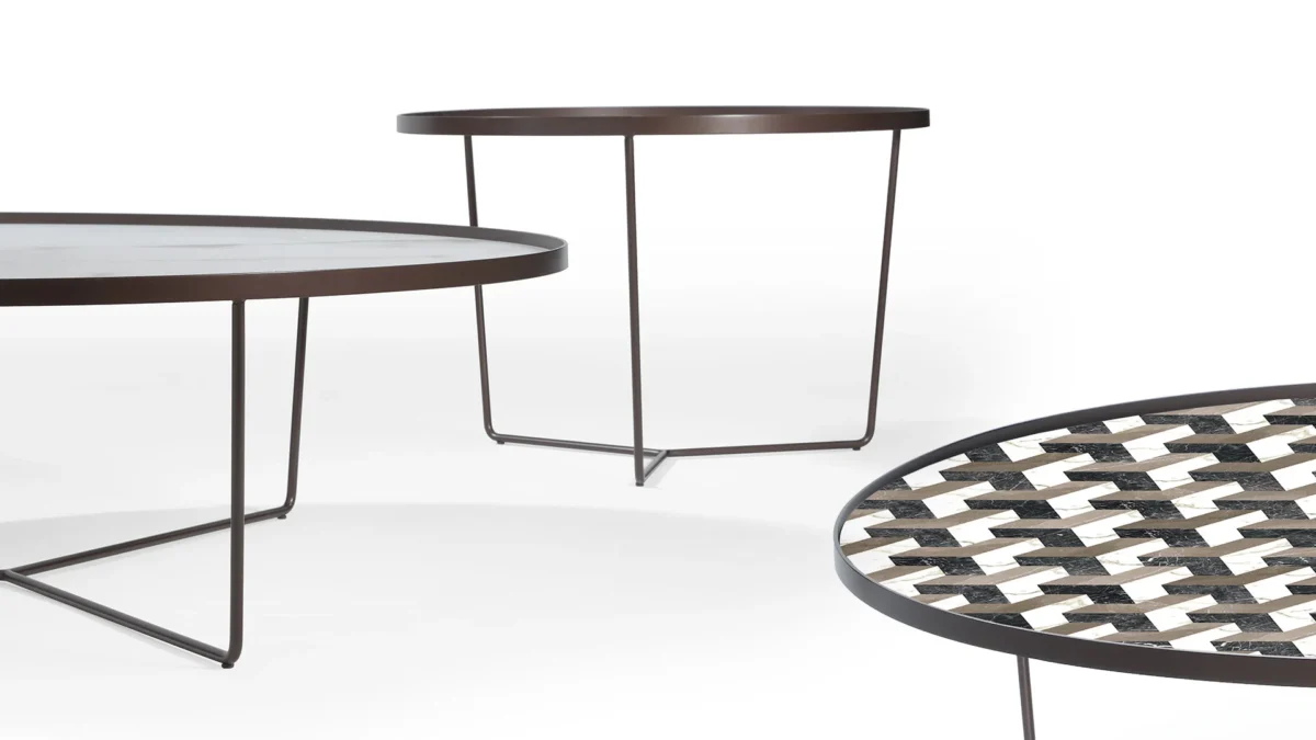 Luxury ZENO by Reflex side table showcased in Troy Michigan