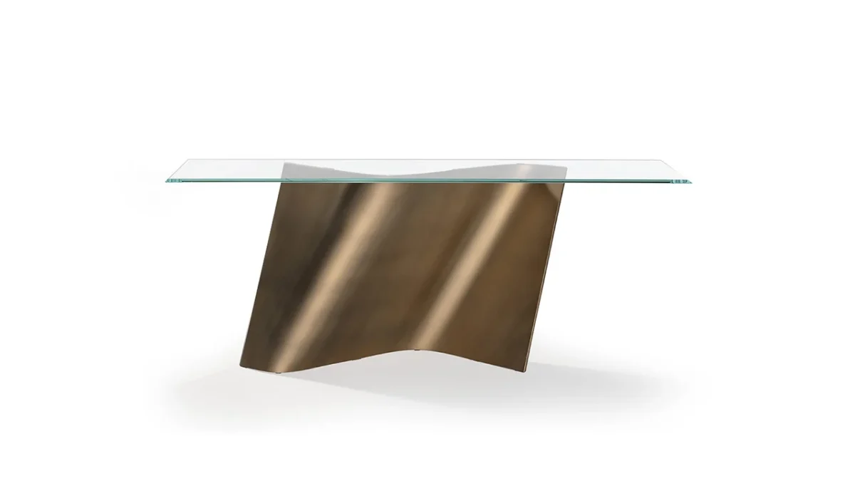 They Are Console Reflex contemporary Italian console with glass accents ideal for sophisticated interiors in Birmingham Michigan