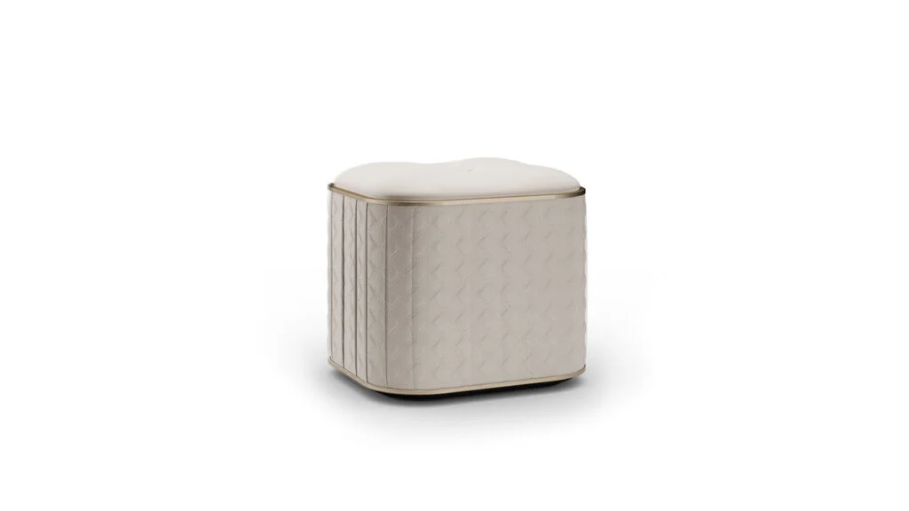 San Marco Pouf by Reflex in Royal Oak, MI – luxurious modern pouf with plush upholstery and sleek design.