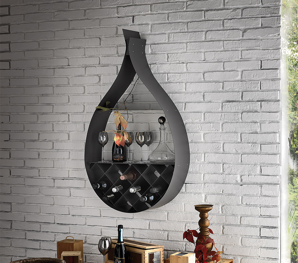 “DROP by Cattelan Italia – modern Italian wall shelf with sculptural droplet-shaped design and artistic flair”