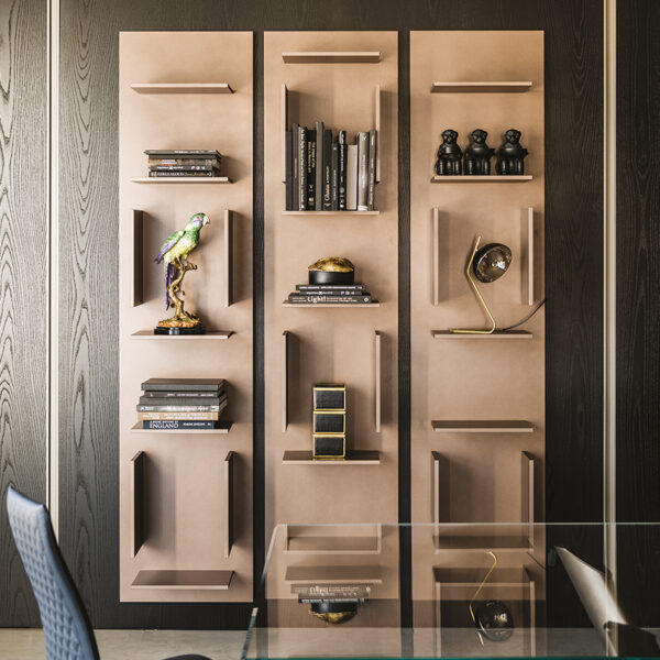 “FIFTY by Cattelan Italia – modern Italian wall shelf with minimalist design and premium wood finish”