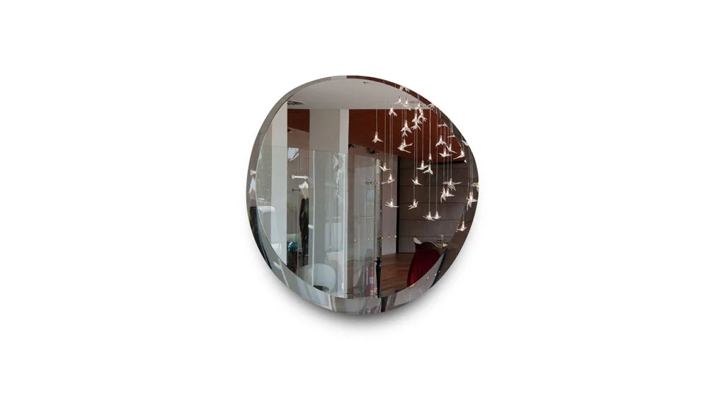 “Contemporary SEVENTY MIRROR by Reflex with elegant modern frame.”