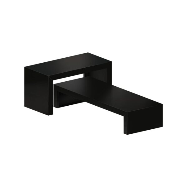 “Zeusnoto’s SMALL IRONY Low Table showcasing an understated industrial design with a sleek, low-profile form.”