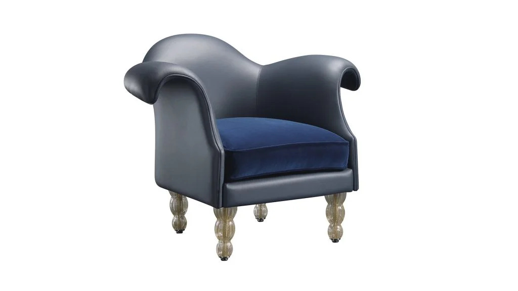 Casanova Armchair by Reflex – luxury Italian design, featuring a sleek silhouette, upholstered in premium fabric for contemporary Birmingham interiors.