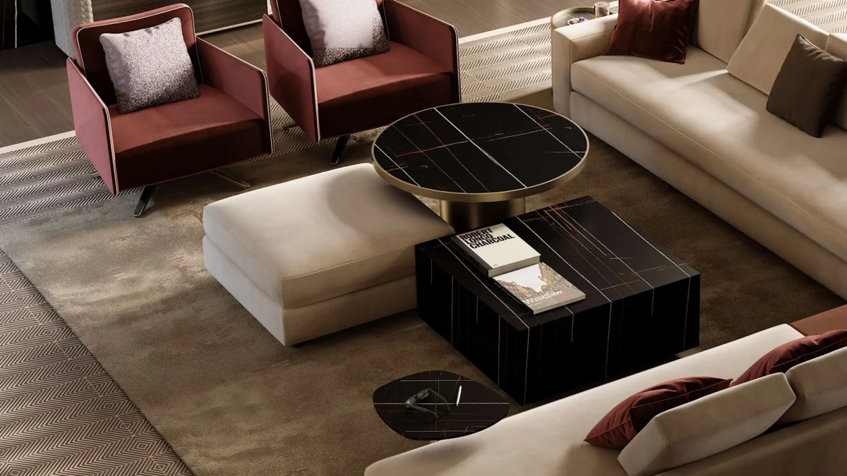 Luxury ADONE POUF by Reflex featured in Royal Oak Michigan