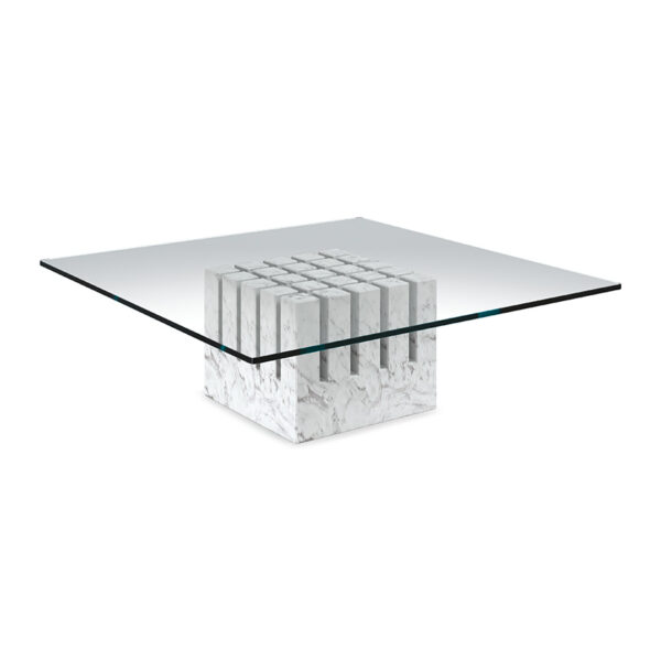“SCACCO by Cattelan Italia – modern Italian side table with open geometric metal base and round top”