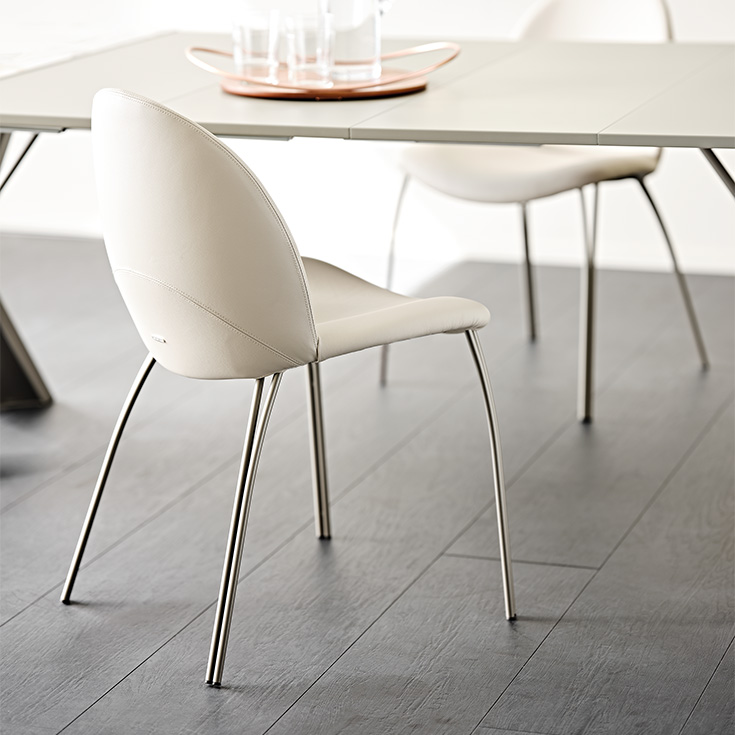 Contemporary HOLLY by Cattelan Italia – elegant designer chair with soft curves and minimalist profile