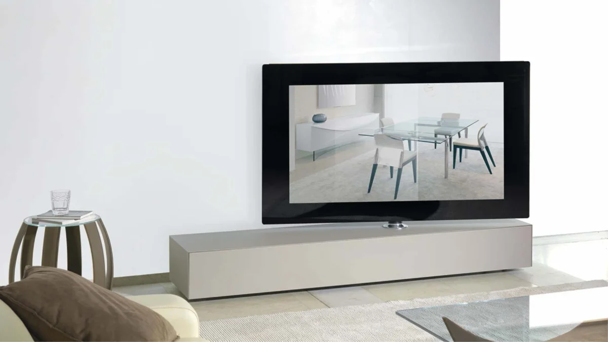 Hi‑fi Moon Reflex modern Italian hi‑fi audio cabinet with lacquered finish tailored for luxury living rooms in Royal Oak Michigan