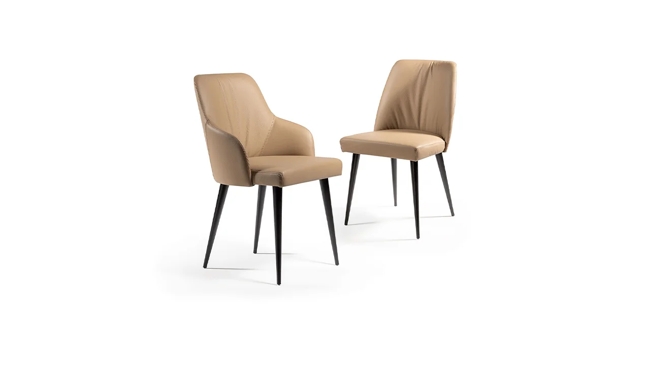 Comfort Sedia by Reflex featured in Birmingham Michigan showroom, modern Italian luxury chair design.