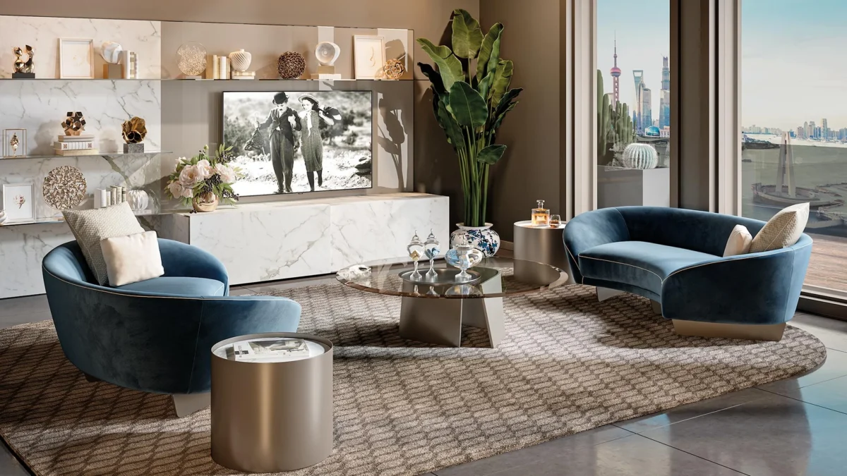 Luxury SEGNO SOFA LOUNGE by Reflex showcased in Troy Michigan