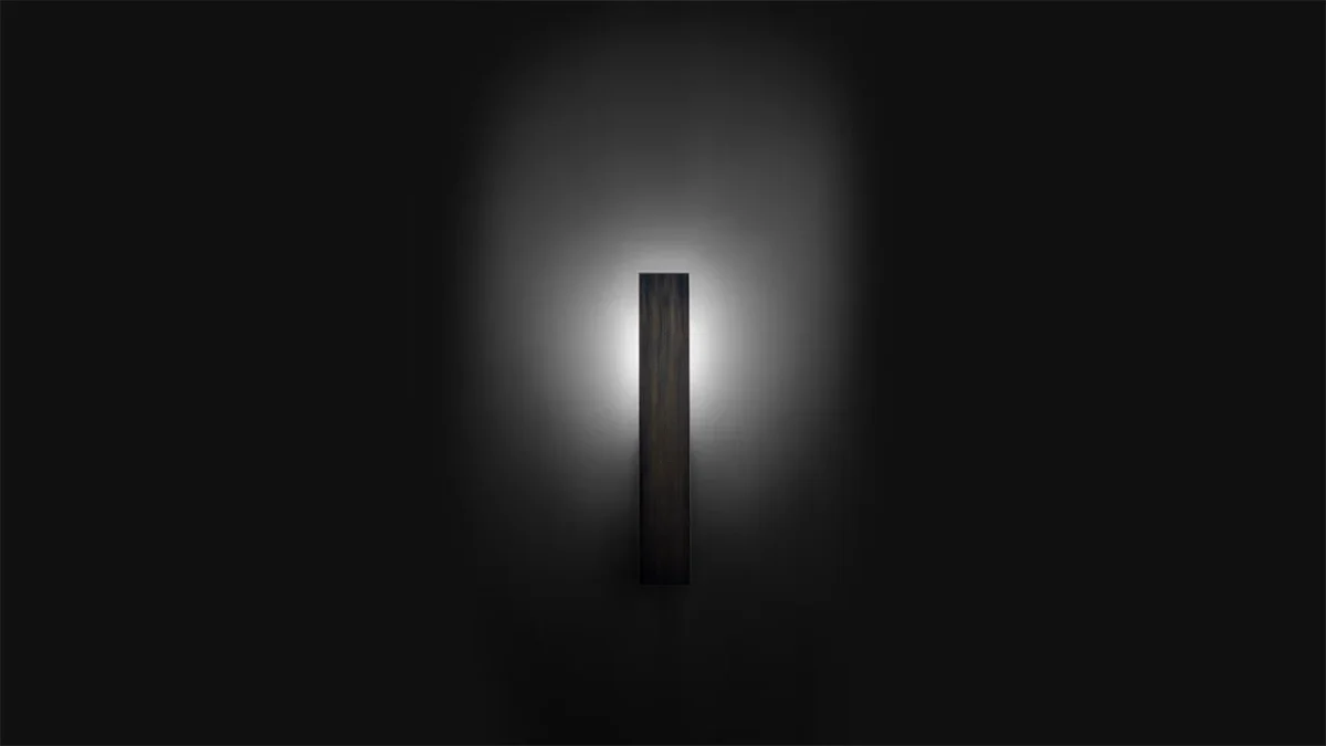 Essential Applique wall light by Reflex in matte black finish