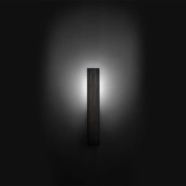 Essential Applique wall light by Reflex in matte black finish