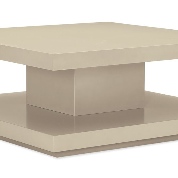 Cool and Classic by Caracole — a refined cocktail table with a timeless silhouette and clean design.