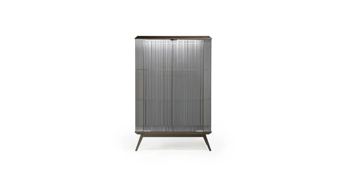 London Madia Reflex modern Italian sideboard with lacquered finish tailored for luxury dining rooms in Royal Oak Michigan