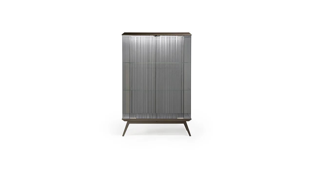 London Madia Reflex modern Italian sideboard with lacquered finish tailored for luxury dining rooms in Royal Oak Michigan