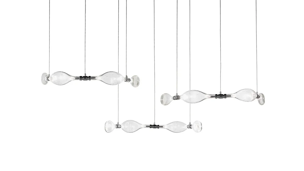 Firefly hanging light with glass droplets by Reflex
