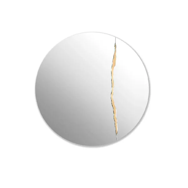 Impact Specchio by Reflex showcased in Royal Oak Michigan showroom, modern Italian luxury mirror design.
