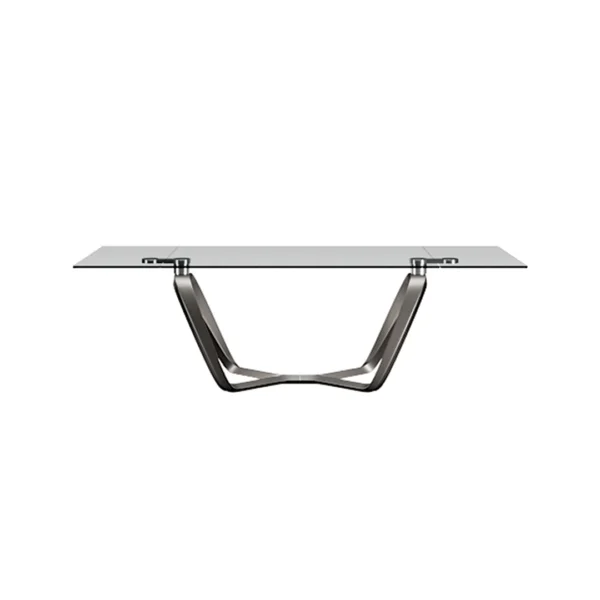 Segno 72 Allungabile by Reflex showcased in Royal Oak Michigan showroom, modern Italian luxury furniture design.