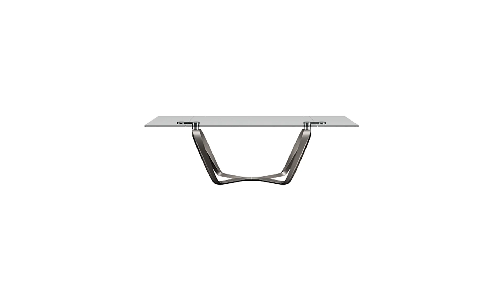 Segno 72 Allungabile by Reflex showcased in Royal Oak Michigan showroom, modern Italian luxury furniture design.