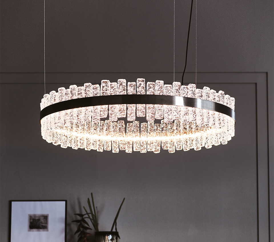“PHOENIX pendant lamp by Cattelan – sculptural ceiling light with minimalist geometry and premium materials”