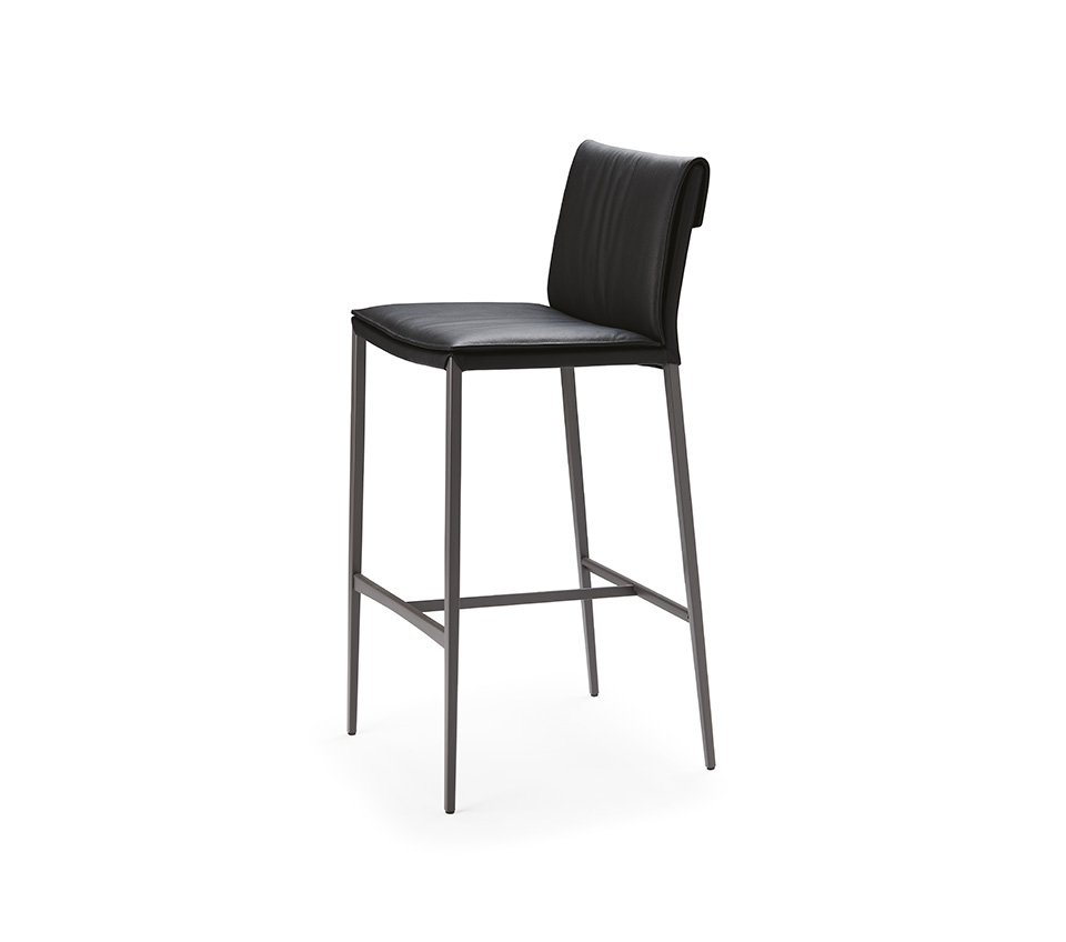 “ISABEL ML by Cattelan Italia – modern Italian dining chair with metal legs and upholstered seat with backrest cushion”