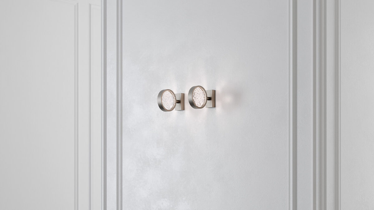Acqua Applique Reflex modern Italian wall lamp with sleek chrome finish ideal for refined Birmingham Michigan homes