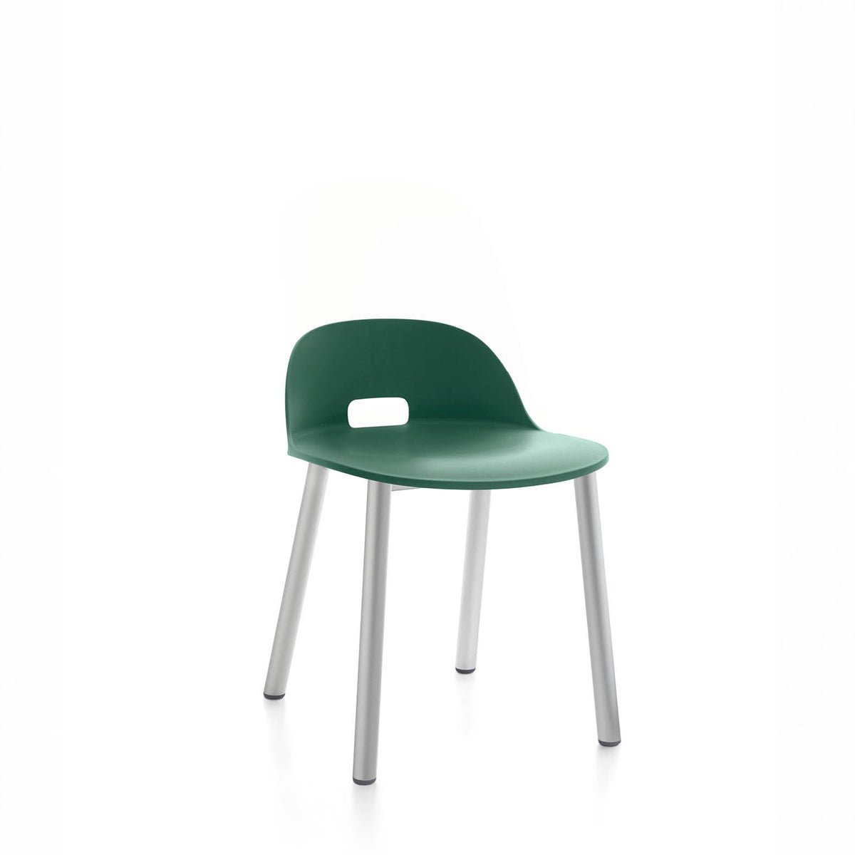 Alfi Aluminum low back chair by Emeco in modern Italian style