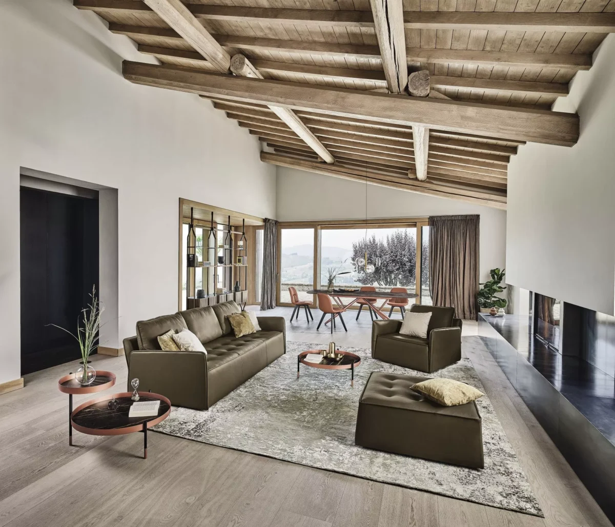 Antares by Bontempi – luxury modern Italian-design furniture piece showcased at Italcasa Design showroom in Royal Oak, Michigan