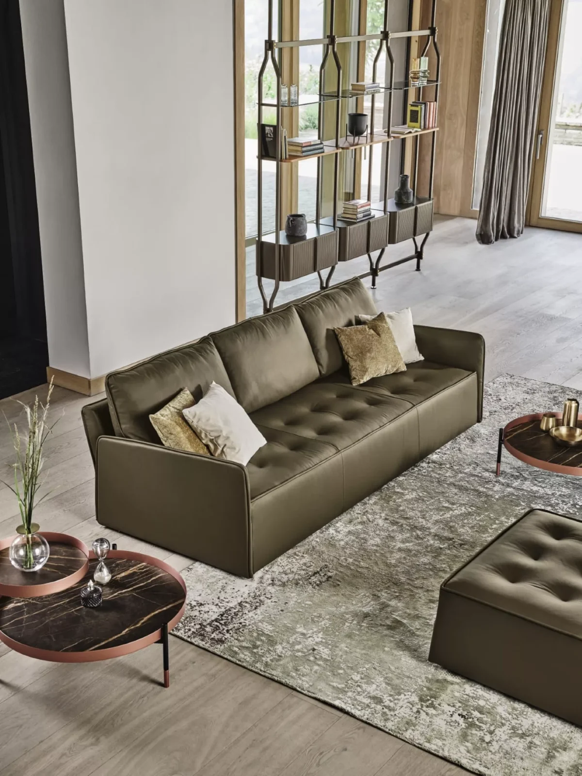 Antares by Bontempi – luxury modern Italian-design furniture piece showcased at Italcasa Design showroom in Royal Oak, Michigan
