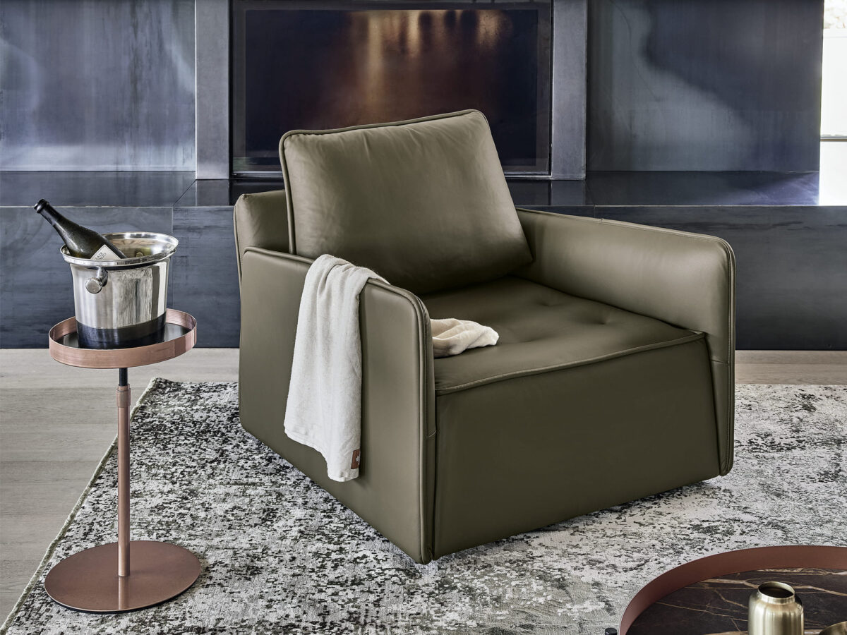 Antares by Bontempi – luxury modern Italian-design furniture piece showcased at Italcasa Design showroom in Royal Oak, Michigan