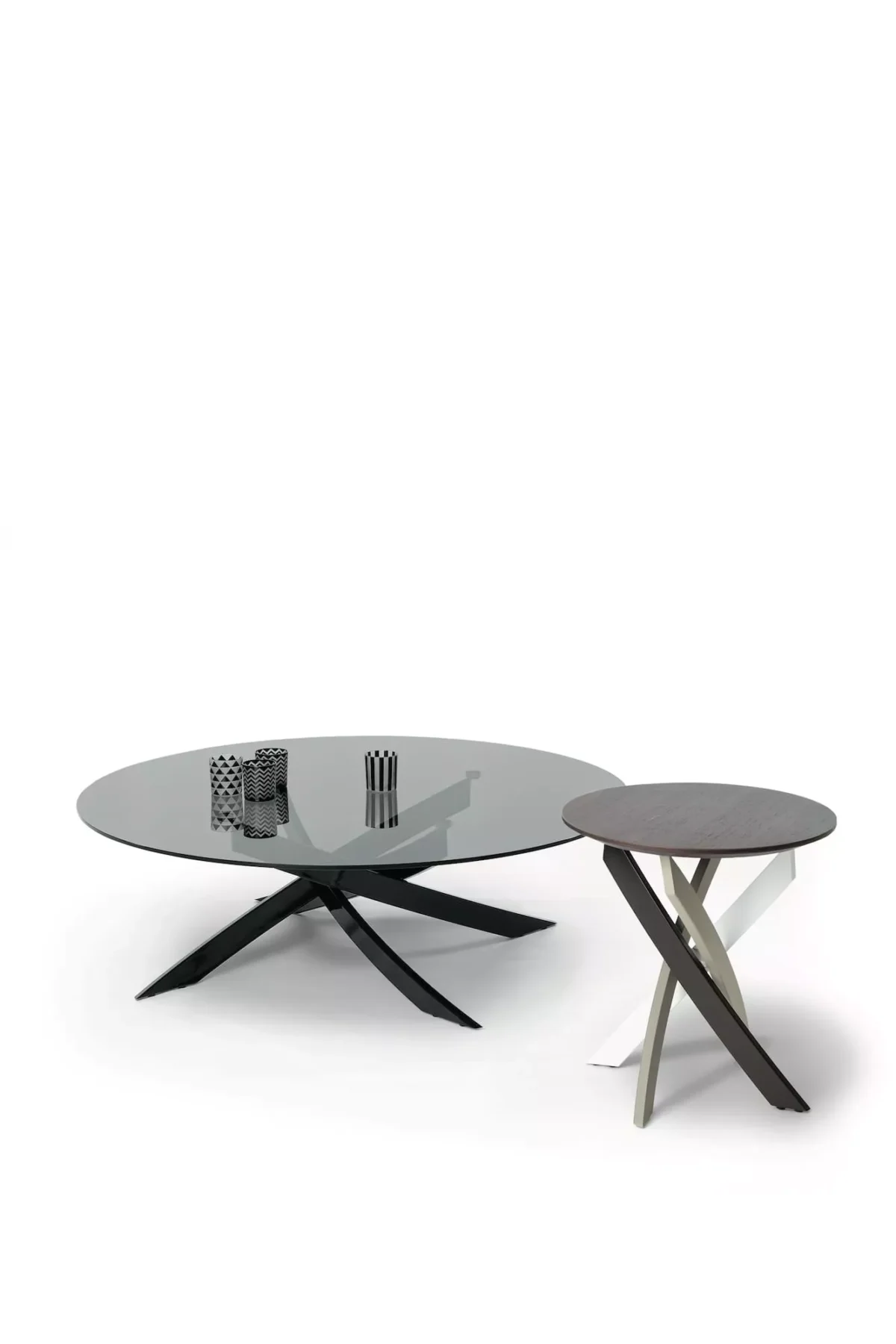 “Artistic Coffee Tables by Bontempi luxury Italian coffee tables in Royal Oak, Michigan showroom”