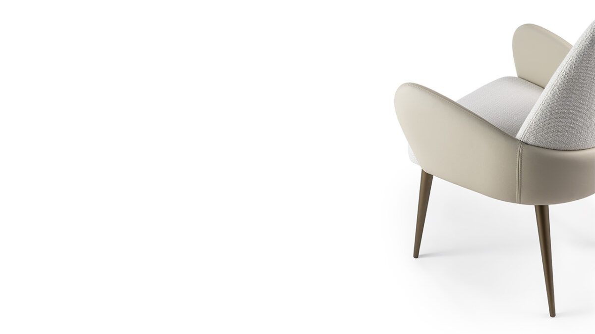 Contemporary Atlantic Sedia chair by Reflex Angelo in Birmingham, MI – designed with a comfortable upholstered seat and back, complemented by stylish metal legs.