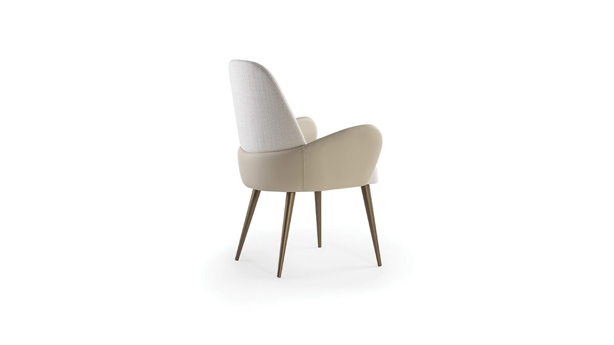 Contemporary Atlantic Sedia chair by Reflex Angelo in Birmingham, MI – designed with a comfortable upholstered seat and back, complemented by stylish metal legs.