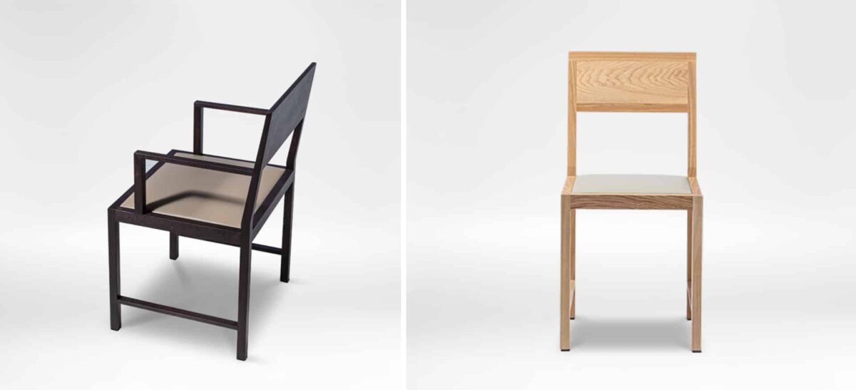 Comfortable chair with plush upholstery and minimalist frame by Camerich.