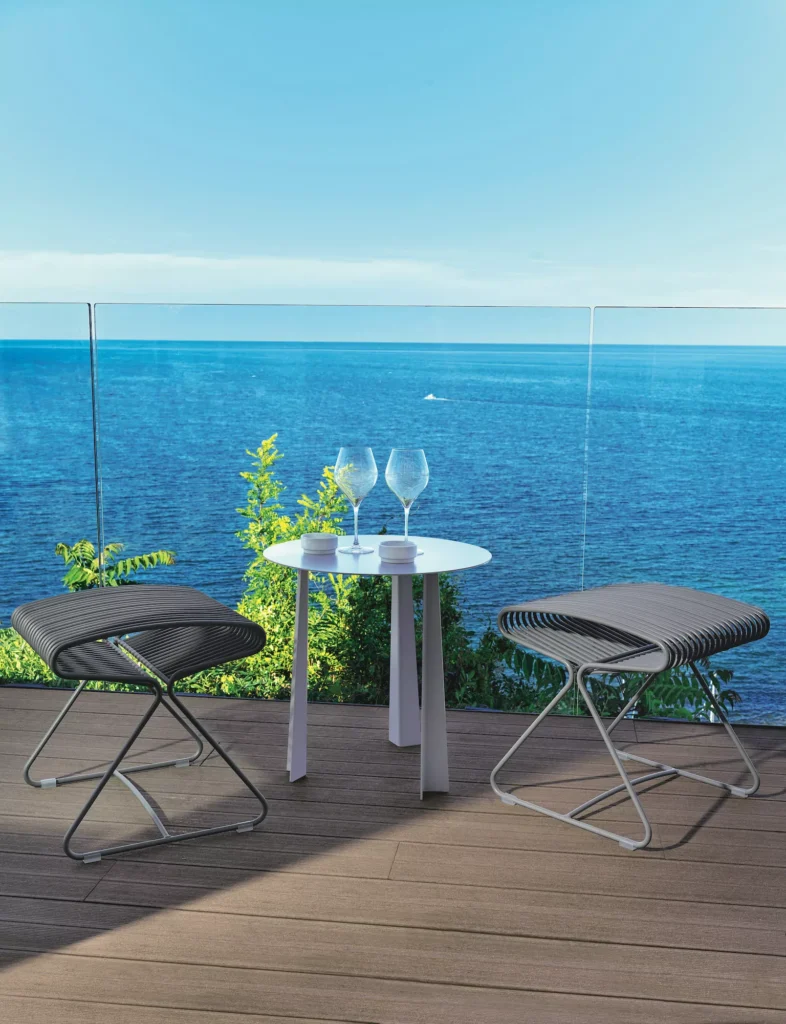 Tao Outdoor by Bontempi – luxury modern Italian-design outdoor furniture piece showcased at Italcasa Design showroom in Troy, Michigan