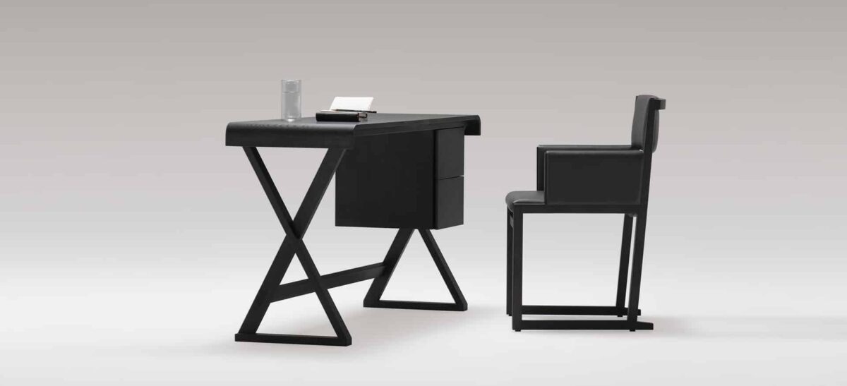 Betty Desk by Camerich, a sleek and modern desk with elegant lines, designed to bring sophistication and functionality to contemporary home offices and luxury spaces.