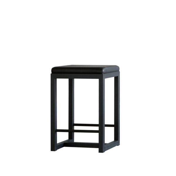 “Zeusnoto’s BIG BROTHER Barstool designed with a broad leather seat and reinforced steel legs.”