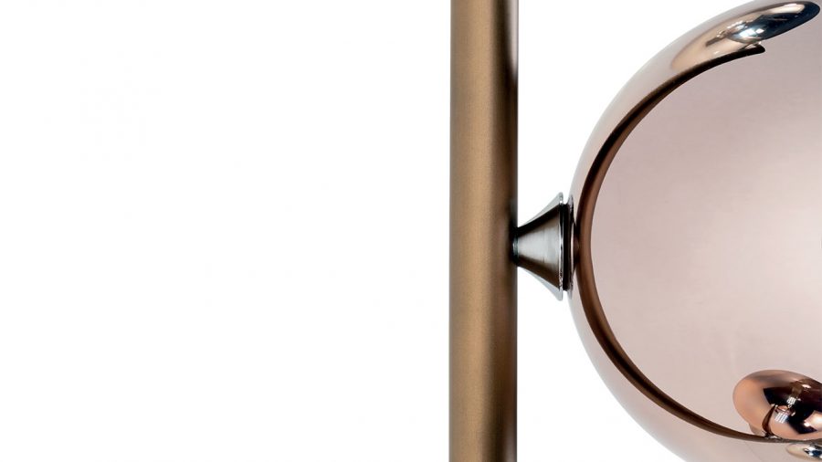 Elegant hanging lamp with glass spheres – BULLES XL by Reflex