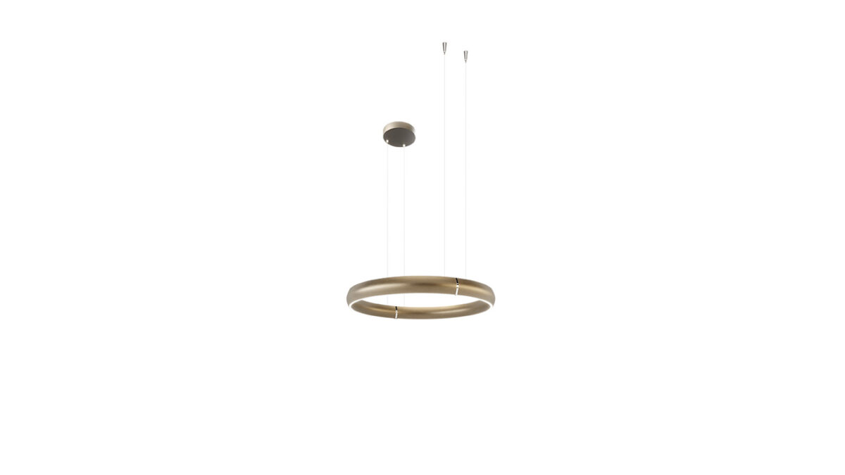 Suspension Rim Reflex luxury Italian pendant light with circular frame tailored for upscale interiors in Royal Oak Michigan