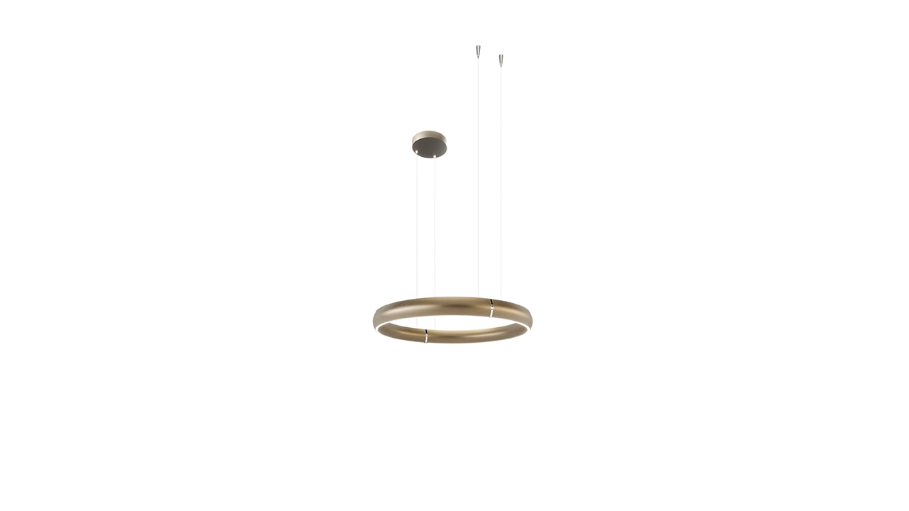 Suspension Rim Reflex luxury Italian pendant light with circular frame tailored for upscale interiors in Royal Oak Michigan