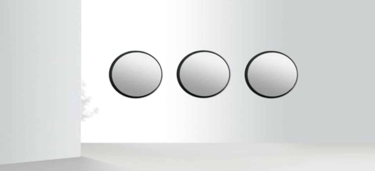 Camerich Charm Round Mirror – Contemporary home decor.