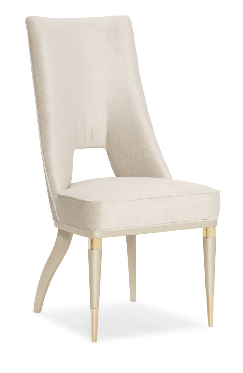 Guest of Honor by Caracole — a luxurious accent chair with a high, curved back and plush upholstery.
