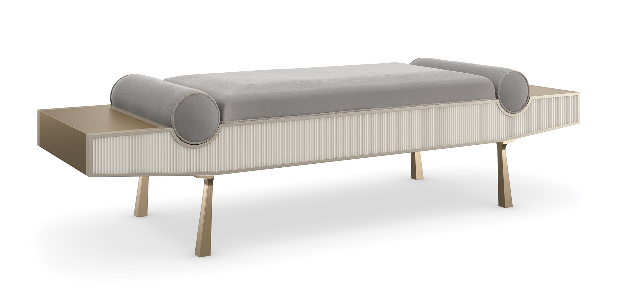 Playful and elegant Roll Play collection by Caracole, combining modern design with luxurious finishes to create a fun and sophisticated atmosphere in any space.