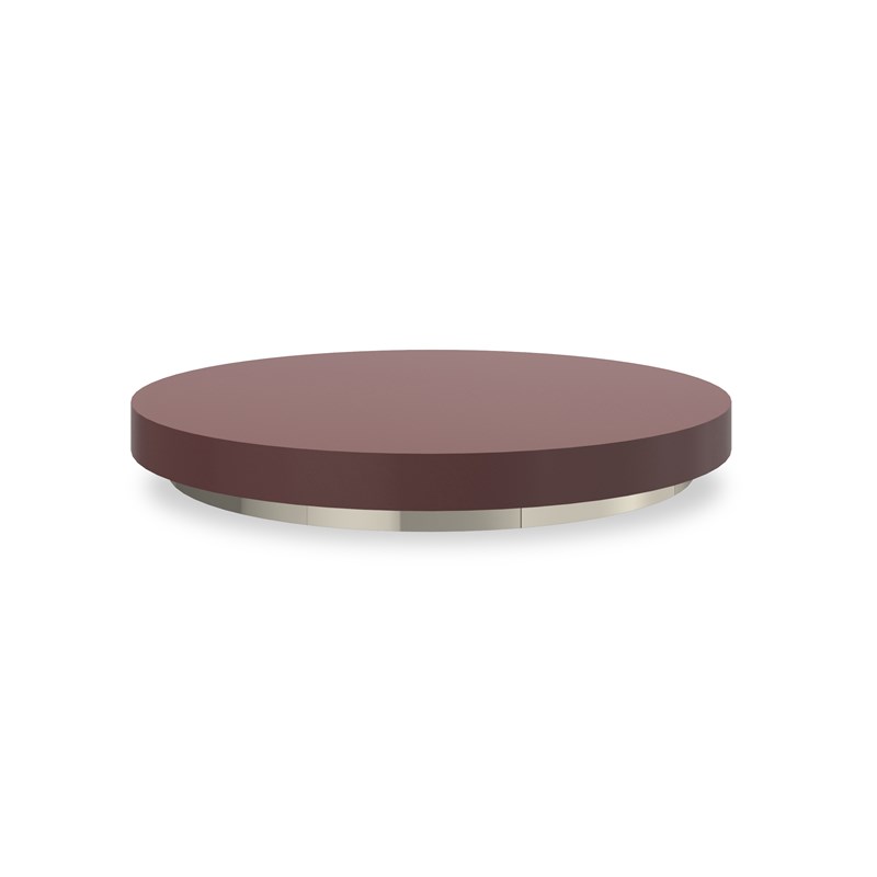 Radius Cocktail Round Accent Table by Caracole with modern elegance