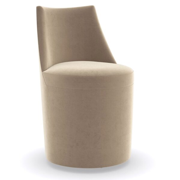 Barrel Roll by Caracole featuring a gracefully curved back and plush upholstered seat.