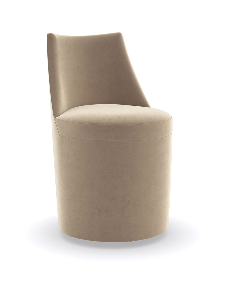 Barrel Roll by Caracole featuring a gracefully curved back and plush upholstered seat.
