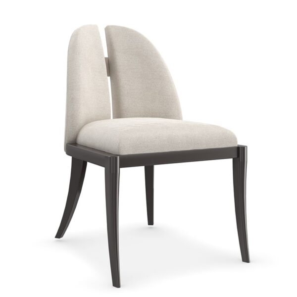 Cameo by Caracole featuring a rounded back and elegant upholstered seat.